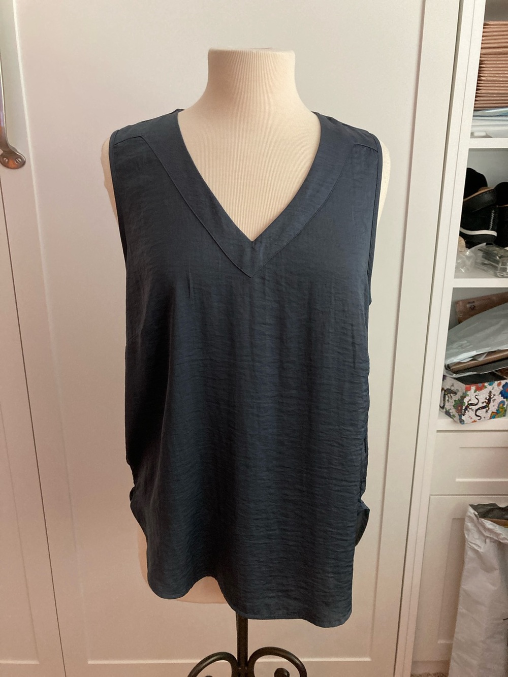 H&M v-neck silklike top